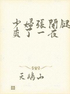 少妇张开腿让我爽了一夜