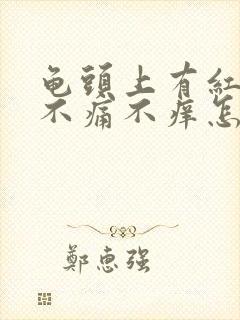 龟头上有红斑点不痛不痒怎么回事