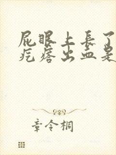 屁眼上长了个肉疙瘩出血是怎么回事封面