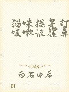 猫咪总是打喷嚏咳嗽流脓鼻涕