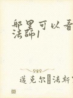 哪里可以看无心法师1