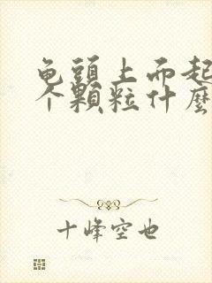 龟头上面起了一个颗粒什么情况