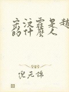 宋汶霏是赵丽颖的什么人