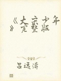 《大宋少年志2》完整版