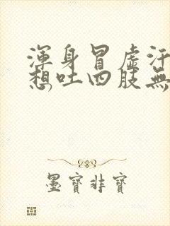 浑身冒虚汗头晕想吐四肢无力封面