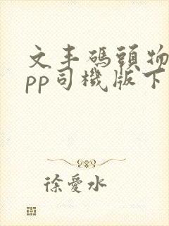 文丰码头物流app司机版下载封面