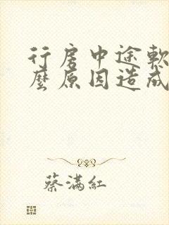 行房中途软是什么原因造成的