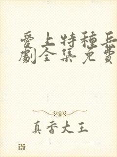 爱上特种兵连续剧全集免费观看