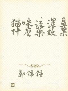 猫咪流浓鼻涕吃什么药效果好