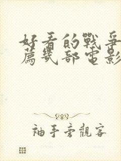 好看的战争片推荐几部电影