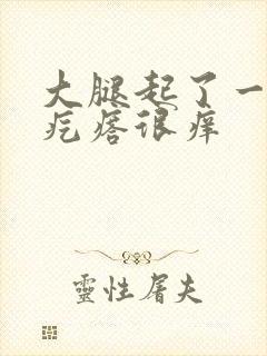 大腿起了一片红疙瘩很痒