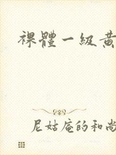 裸体一级黄色片