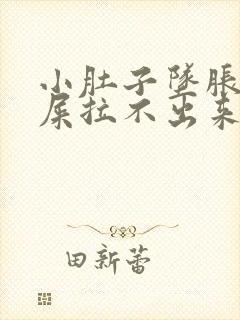 小肚子坠胀想拉屎拉不出来怎么回事