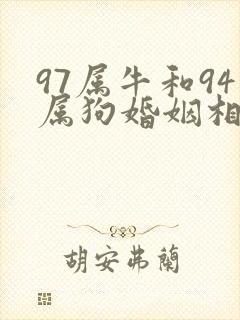 97属牛和94属狗婚姻相配吗
