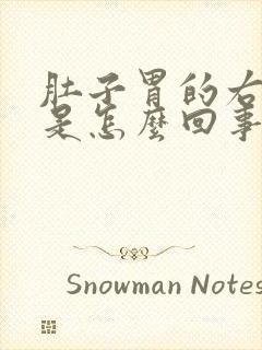 肚子胃的右边疼是怎么回事