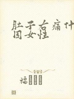 肚子右痛什么原因女性