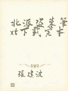 北派盗墓笔记txt下载完本