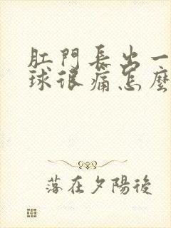 肛门长出一个肉球很痛怎么办封面