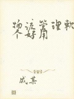 物流管理软件哪个好用