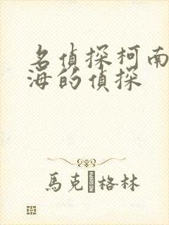 名侦探柯南之绝海的侦探封面