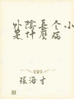 外阴长个小疙瘩是什么病