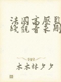 法国高压监狱在线观看未删减版封面