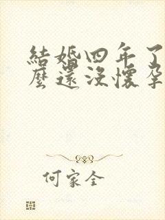 结婚四年了为什么还没怀孕封面