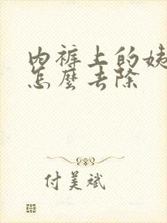 内裤上的姨妈血怎么去除