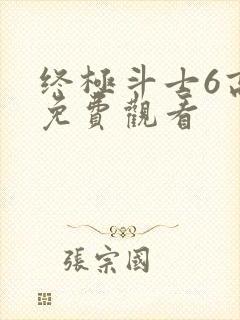 终极斗士6高清免费观看封面