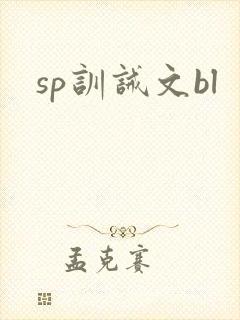sp训诫文bl