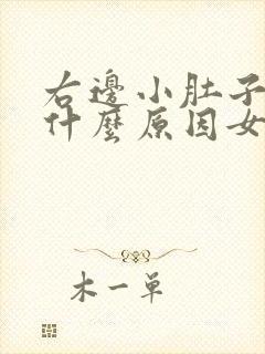 右边小肚子胀痛什么原因女性