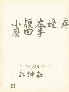 小腹左边疼是怎么回事封面