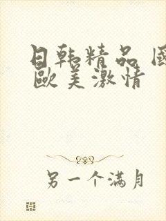 日韩精品 国产 欧美激情