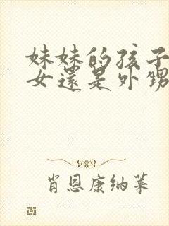 妹妹的孩子是侄女还是外甥封面