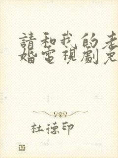 请和我的老公结婚电视剧免费观看全集封面