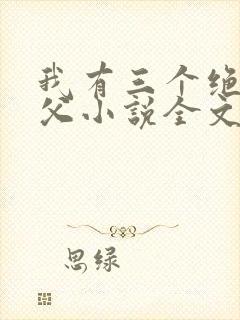 我有三个绝色师父小说全文阅读封面
