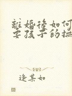 离婚后如何起诉要孩子的抚养权