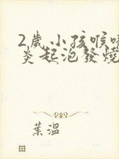 2岁小孩喉咙发炎起泡发烧怎么回事封面