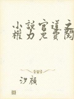 小说官道之绝对权力免费阅读全文