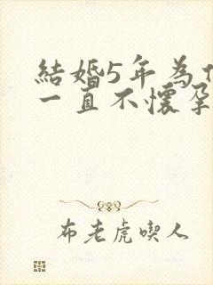 结婚5年为什么一直不怀孕封面