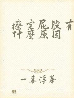 擦完屁股有血是什么原因封面