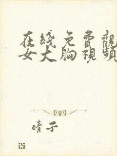 在线免费观看美女大胸视频