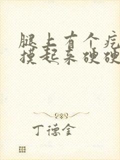 腿上有个疙瘩一摸起来硬硬的