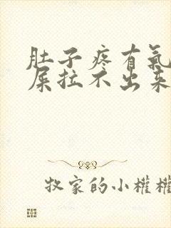 肚子疼有气想拉屎拉不出来怎么回事封面