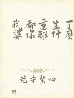 我都重生了,老婆你离什么婚?