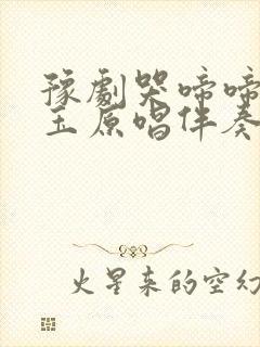 豫剧哭啼啼常香玉原唱伴奏封面