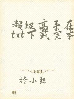 超级高手在都市txt下载完本封面