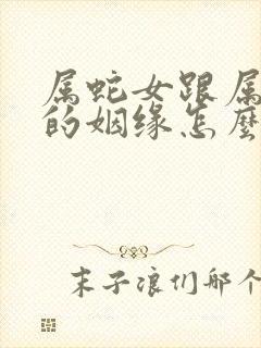 属蛇女跟属鼠男的姻缘怎么样