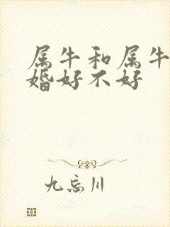 属牛和属牛的结婚好不好