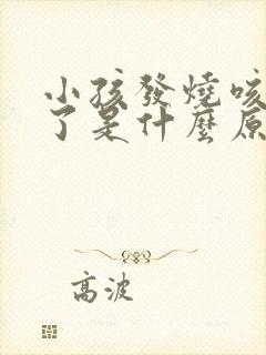 小孩发烧咳嗽吐了是什么原因引起的封面